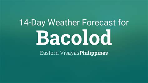 Bacolod, Iloilo, Philippines Weather Forecast .